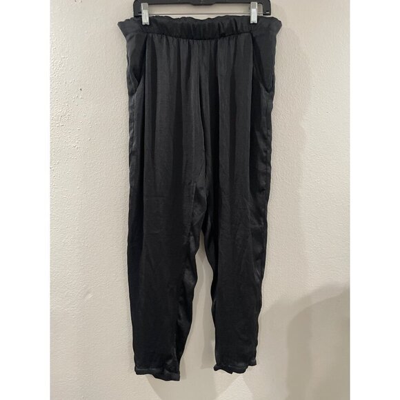 Show me your MuMu Pants Womens travel Black Jogger Pants Soft Stylish pockets - Picture 1 of 6